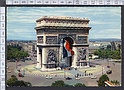 N4086 PARIS L ARC DE TRIOMPHE PLAQUETTE LE VII ARRONDISSEMENT Viaggiata